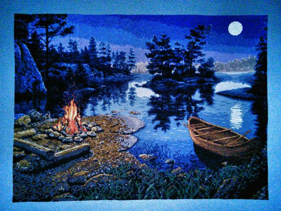 Работа «лирическая картина живой огонь»