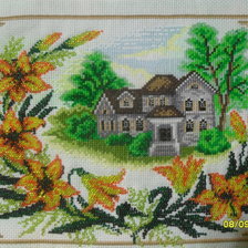 Работа «Дом с лилиями»