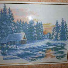 Работа «Зимний пейзаж»