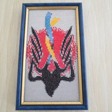 Работа «стилизованный герб-трезубец»