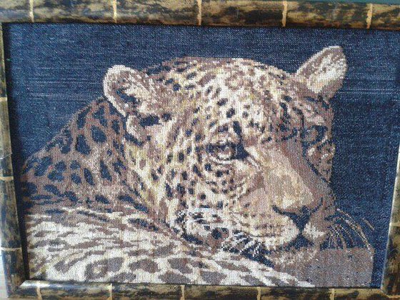 Работа «величественный леопард»