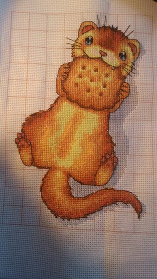 Работа «Хорек-печенька»