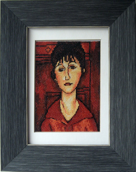 Работа «Девушка 1. Модильяни»