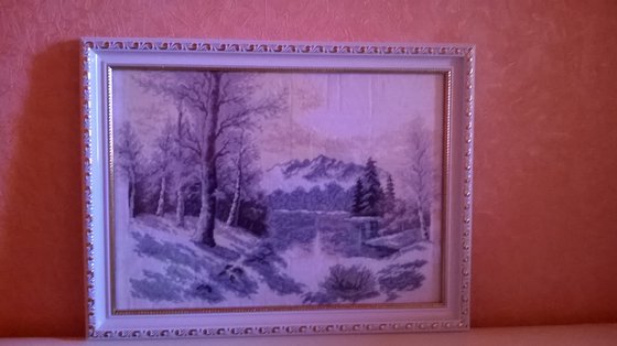 Работа «Зимний пейзаж»