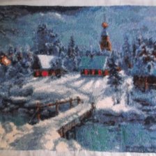 Работа «зимний пезаж»