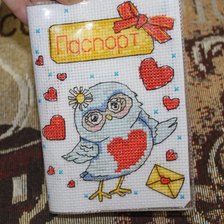 Работа «Обложка на паспорт "Совушка"»