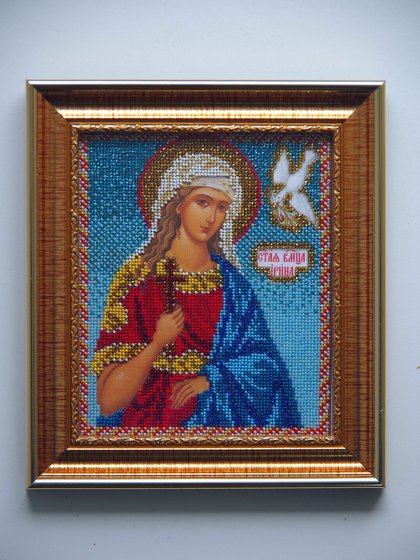 Работа «Св. Ирина (Радуга Бисера)»