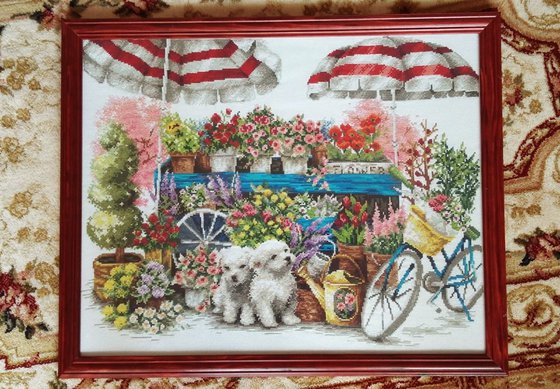 Работа «Цветочная лавочка»