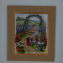 Работа «Цветущий садик»