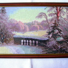 Работа «Зимний парк»