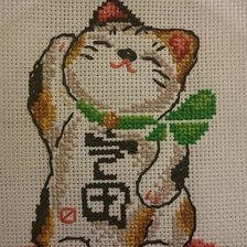 Работа «Денежный котик»