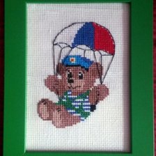 Работа «Мишка-десантник»