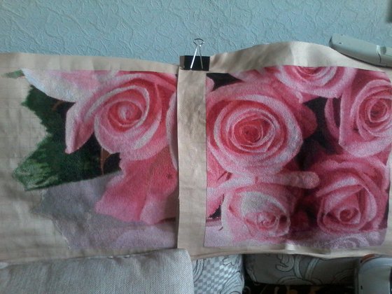 Работа «розовые розы»