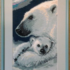 Работа «медведица с медвежонком»