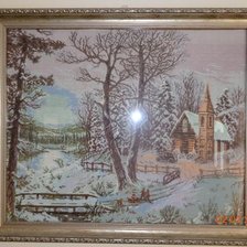 Работа «Зимний пейзаж»