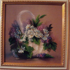 Работа «Корзинка с цветами»