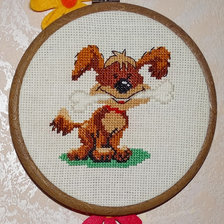 Работа «Пёсик с косточкой»