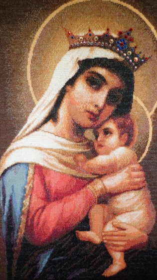 Работа «Икона "Отчаянных Единая Надежда".»