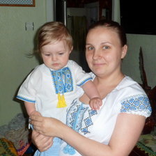 Работа «Илюшечка с мамой.»