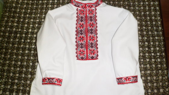 Работа «Ещё для Илюши вышиванка.»