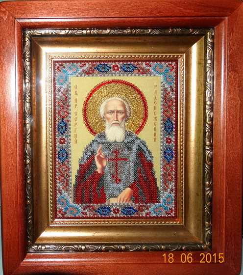 Работа «ИКОНА СВ.ПР.СЕРГИЙ РАДОНЕЖСКИЙ»