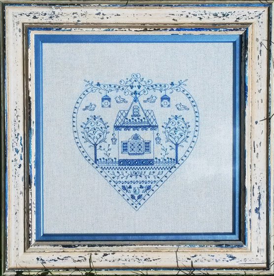 Работа «Оберег "Синее сердечко"»