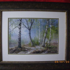 Работа «весенние берёзы»