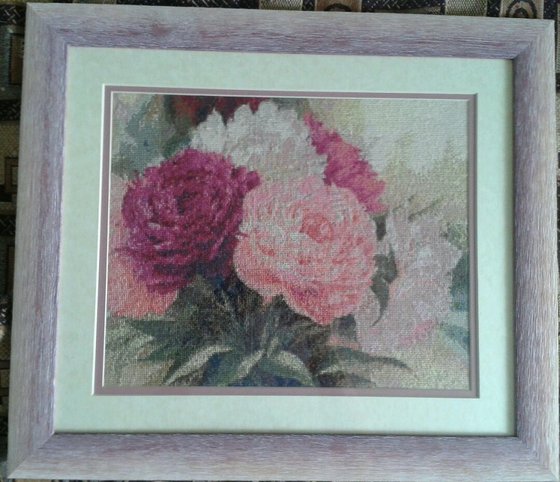 Работа «Пионы»