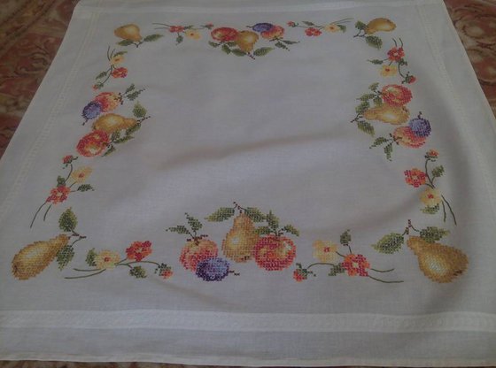 Работа «Скатерть от вервако»