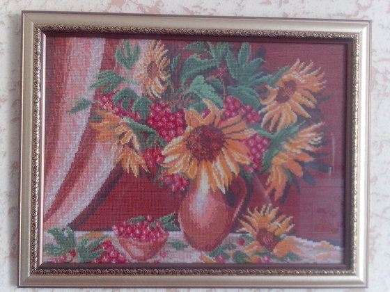 Работа «подсолнухи»