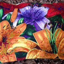 Работа «подушка-лилии»