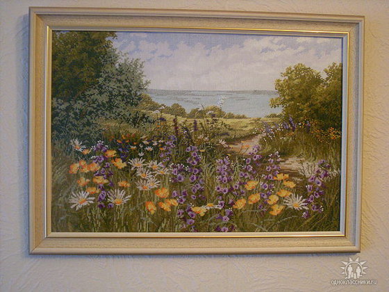 Работа «поле цветов.»