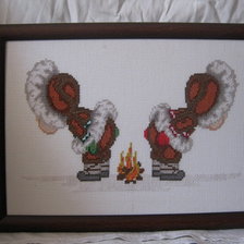 Работа «Чукчи у костра»