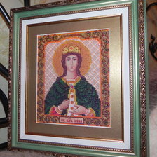 Работа «св. Вмч. Ірина, бісер, А4»