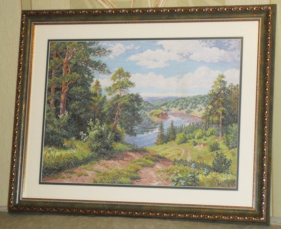 Работа «Над рекой»