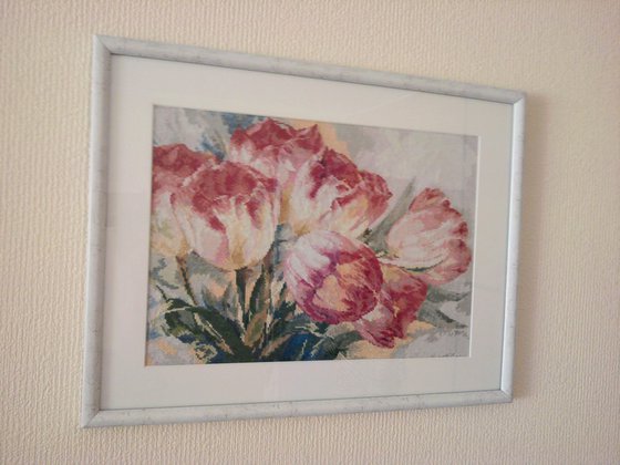 Работа «Тюльпаны»