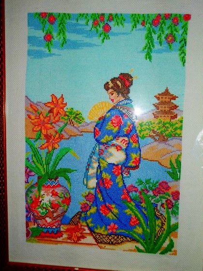 Работа «Японка»