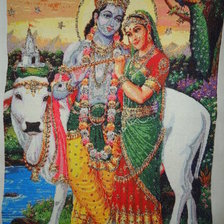 Работа «Кришна и Радха»