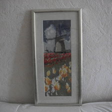 Работа «Поле тюльпанов»