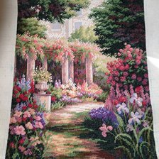 Работа «Уединенная тропа в цветах. Dimensions.»