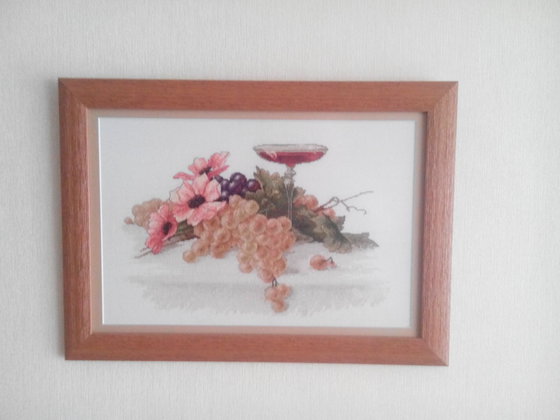 Работа «Натюрморт с виноградом»