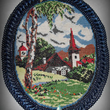 Работа «Деревенька»