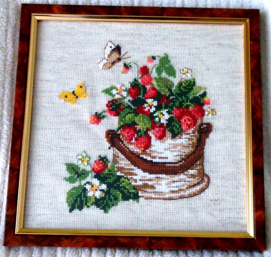 Работа «Туесок с земляникой»