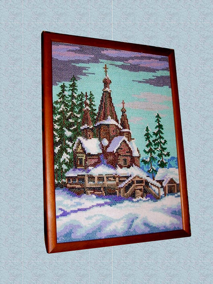 Работа «Деревянная церковь.»