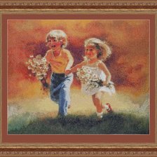 Работа «"Счастье" по картине Д.Золона»