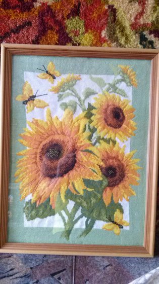 Работа «Подсолнухи»