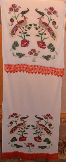 Работа «Рушник Жар птицы»