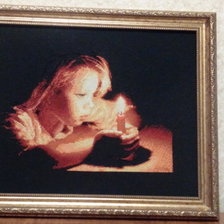 Работа «Девочка со свечой»