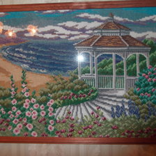 Работа «беседка у моря»