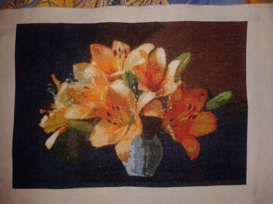 Работа «Лилии»